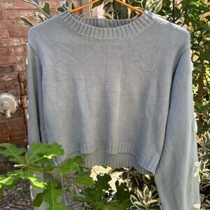 Blue and white attard state sweater
